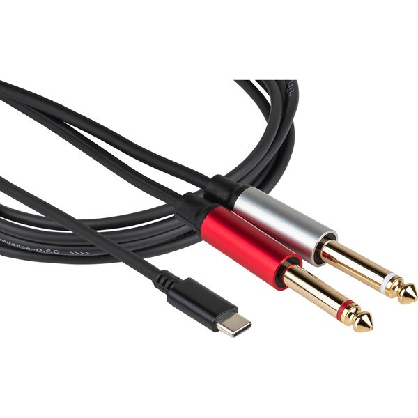 Main product image for Talent UCA-Q USB-C to 1/4" Cable 5ft240-897